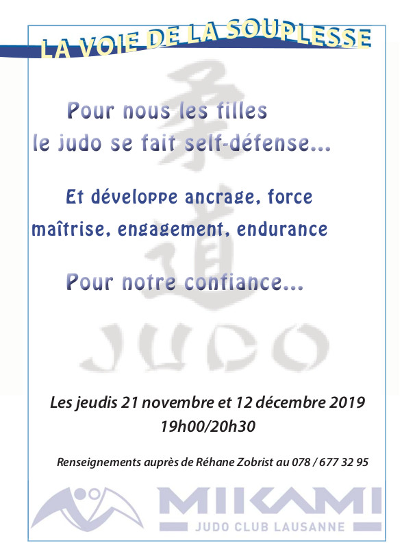 Cours Judo / Self-D?fense femmes